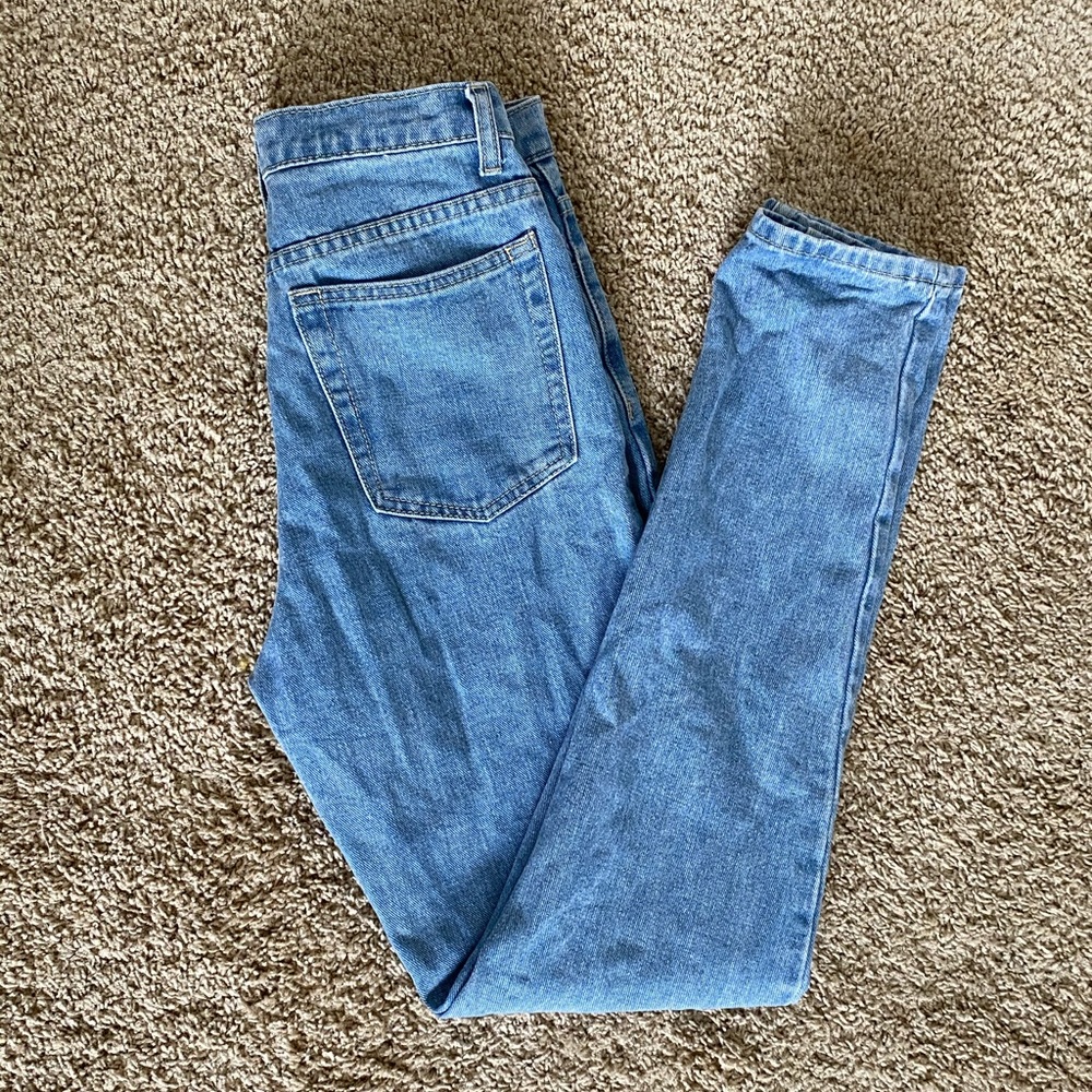 High Waisted Mom Jean